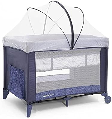 Cosco Kids Nanny berço portátil azul rajado