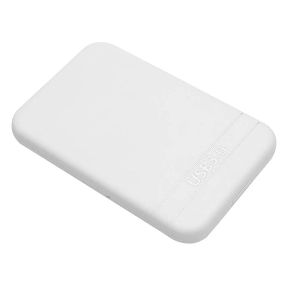 Decdeal 2.5Inch USB3.0 SATA Hard Drive Box SSD External Enclosure Box with USB Cable (White)-image-25