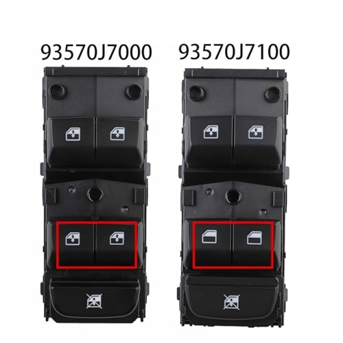 Commande lève-vitre conducteur gauche 18 broches ajustement premium Kia Ceed