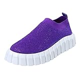 Laufschuhe Damen Weiß Pastell Sommerschuhe für Damen 2022 Atmungsaktiv Sportschuhe rutschfest Straßenlaufschuhe Leichte Laufschuhe Outdoor Athletic Freizeitschuhe Fashion Elegante Fitnessschuhe