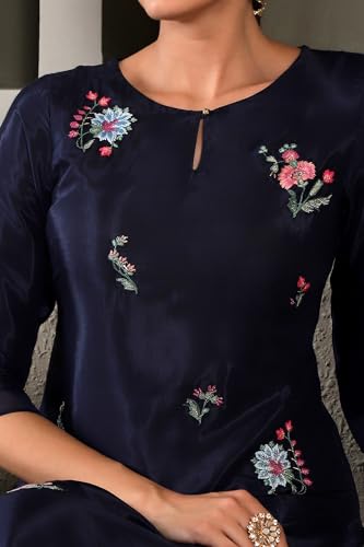 Image of W for Woman Women's Viscose Regular Fit Casual Kurta