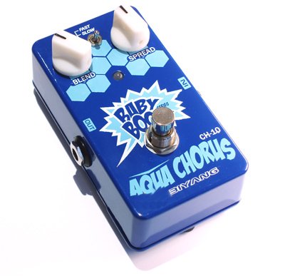 Biyang CH-10 Guitar Bass Effect Pedal Aqua Chorus Baby Boom Series True Bypass