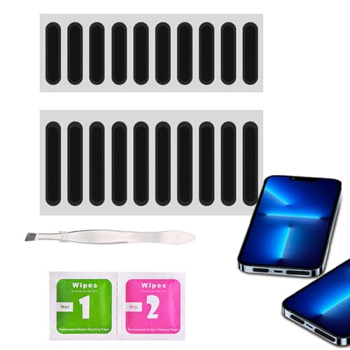 Pegatina de altavoces de teléfono: red de malla a prueba de polvo, hoja de anti-polvo adhesivo | Bloqueador de teléfonos inteligentes universales, sello de protección de sonido móvil, accesorio de pro - imagen 8