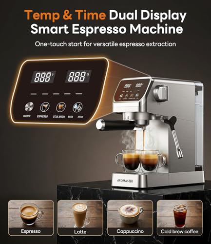 Semi-Automatic Espresso Machine with Wand