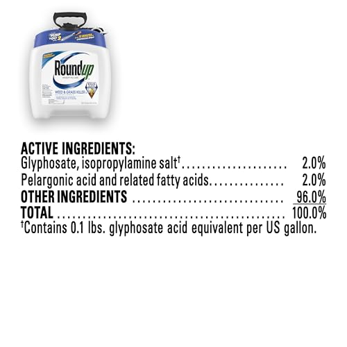 Roundup Ready-to-Use Weed & Grass Killer III - with Pump 'N 