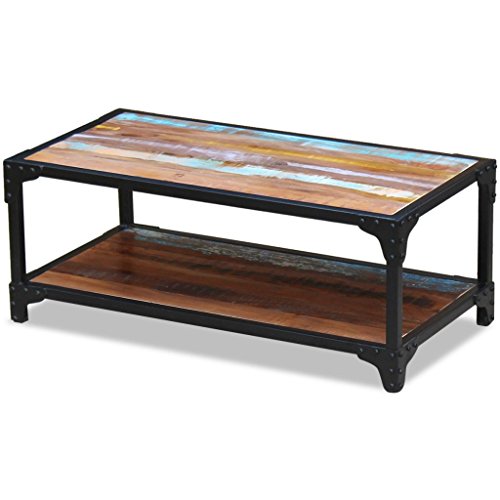 Festnight Rustic Coffee Table With 2 Dra Buy Online In Bahamas At Desertcart