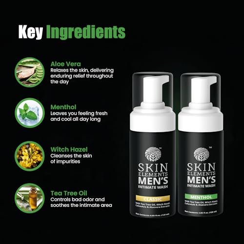 Skin Elements Men's Intimate Wash 240 ml - Image 4