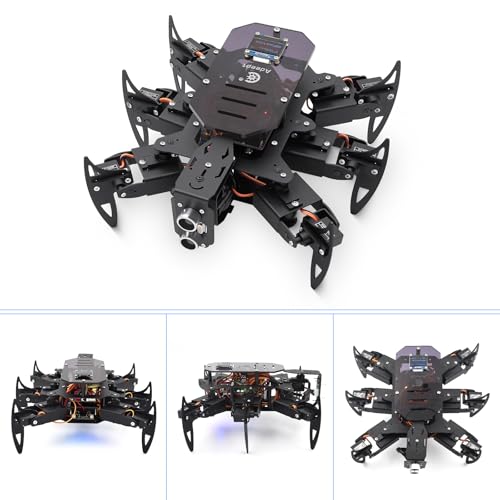 Adeept Ultimate Hexapod Spider Robot Kit, Metal Body, Arduino Programming, WiFi/IR Remote Control with OLED Display, Python/APP, STEM Educational Robotics Kit for Adults & Teens with PDF Manual - Image 6