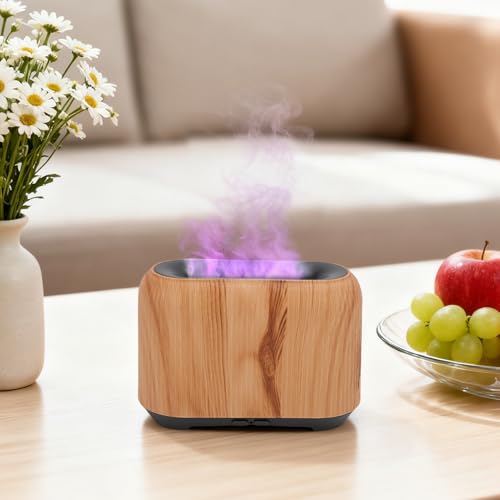 Difusor aromático eléctrico con tanque 150 mL, luz LED y efecto 3D miniatura 2