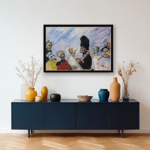 Impression sur toile James Ensor haut de gamme 50,8 x 76,2 cm