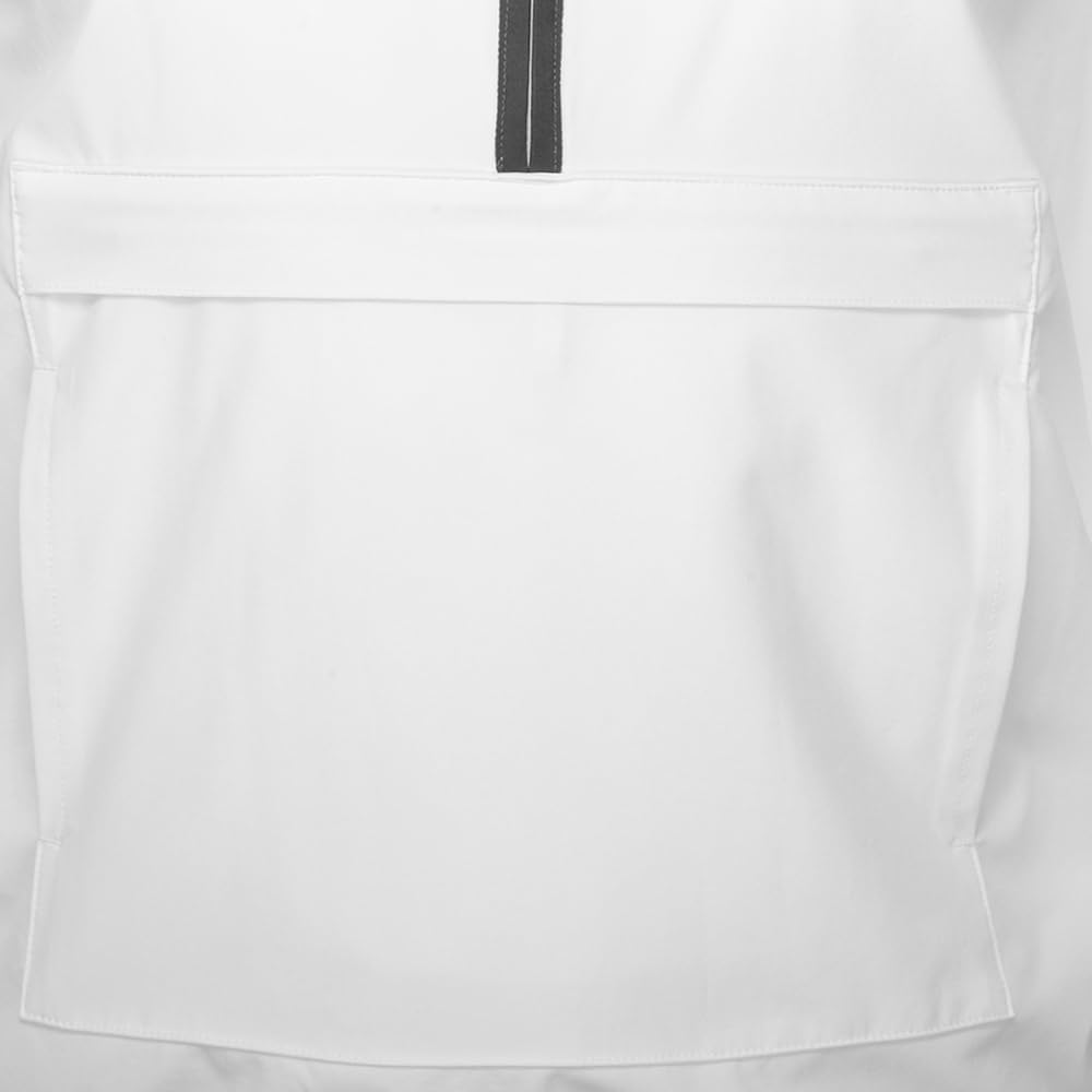 adidas Mens Coach Long Sleeve 14 Quarter Zip Athletic Outerwear Casual - White - Image 5