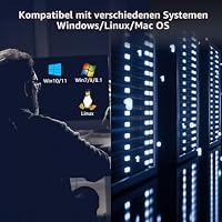 2.5G-Netzwerkkarte, YuanLey 2.5Gb PCIe-Ethernet-Adapter mit Realtek RTL8125B, PCI Express zu RJ45 LAN-Karte, 2500Mbps NIC für Windows/Linux/macOS, Kompatibel mit X1/X4/X8/X16-Steckplatz – Ansicht 5