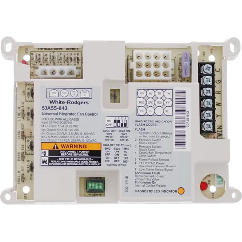 50A50405 ClimaTek Upgraded Furnace Control Board Fits White Rodgers