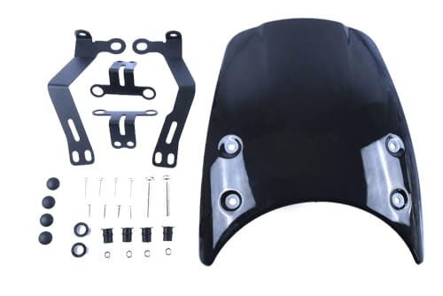 avdb-Moto Bulle/Saute Vent Compatible avec BMW R NineT 1200 / Pure/Scrambler/Racer 2015-2016, R Nine-T 1200 / Pure/Scrambler/Racer 2017-2023 en Polycarbonate...