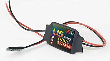 2PCS RC Airplane AEBC601 AEO U5 UBEC 5V/5A with 7.2-21V2-5S Li-Po input and 5V output