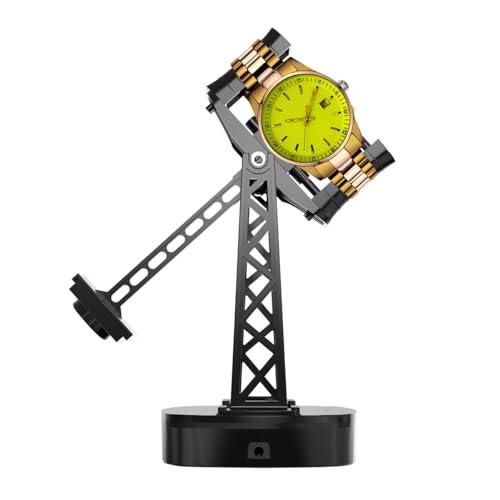 FEICHONGHO Single Watch Winder for Automatic Watches,Timer Shutdown,Adjustable Speed,Self Winding Turner,Rotating Device (Standard Version)