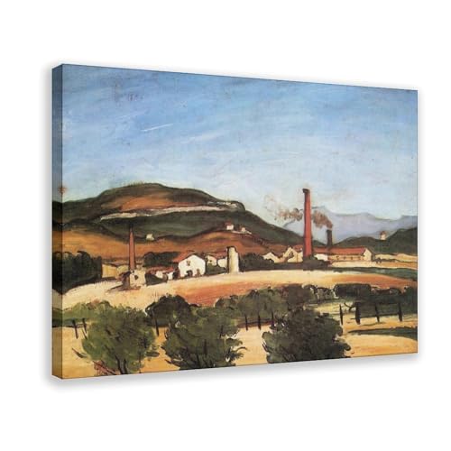 Affiches Paul Cezanne Mont de Cengle toile art mural bureau 20x30 cm