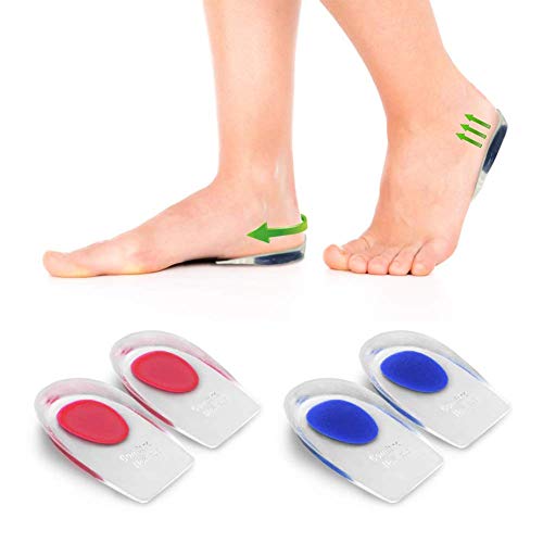 Best Gel Heel Cups - Pair Of Heel Cushion Shoe Inserts. Foot Pain Relief Insoles For Heels, Plantar Fasciitis, Heel Spurs, Achilles And Arch Pain, Orthopedic Tendonitis Support For Women And Men #TOP1