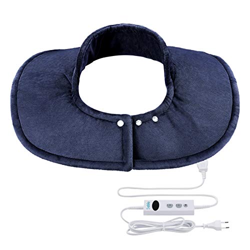 Preisvergleich Produktbild Sable Schulter Heizkissen Wärmekissen, Schulter Wärmepad mit 10 Therapeutischen Wärmeeinstellungen (Von 37-73°C), UL Zertifiziert, 100W Ausgang, Maschinenwaschbar