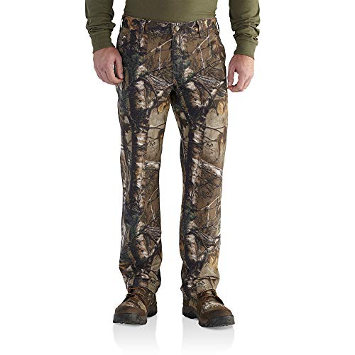 Carhartt Men's Rugged Flex Relaxed Fit Canvas Camo 5-Pocket Work Pant-Realtree Xtra-38 x 32