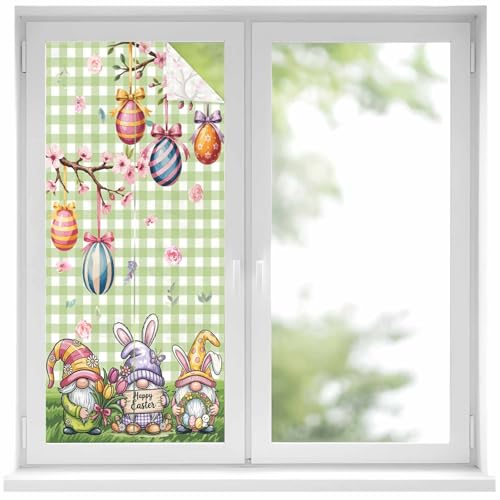 Vinilo adhesivo para ventana con diseño de Huevos y Gnomo miniatura 1
