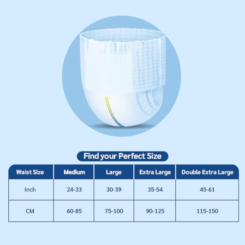 Image of Pull Up Diaper Pants - 60 Pcs Odour Lock Antibacterial | Pull-up pants - 60 pieces - odour lock - anti-bacterial - leak proof - absorbent core