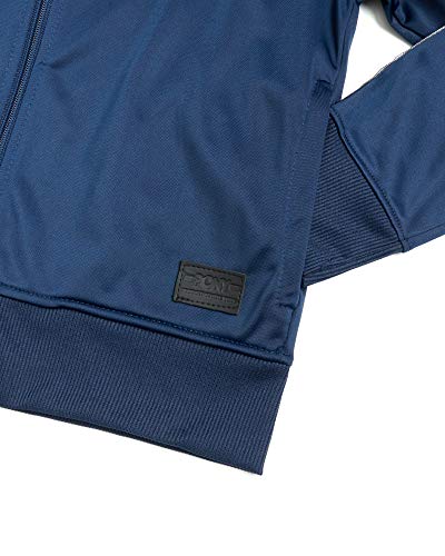 Pony Boy\'s Activewear Tracksuit Set - Zip-Up Performance Sweatshirt Jacket and Track Sweatpants, Size 18/20, Navy