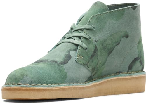Clarks Mens Desert Coal Green Chukkas Boots Boots 8.54