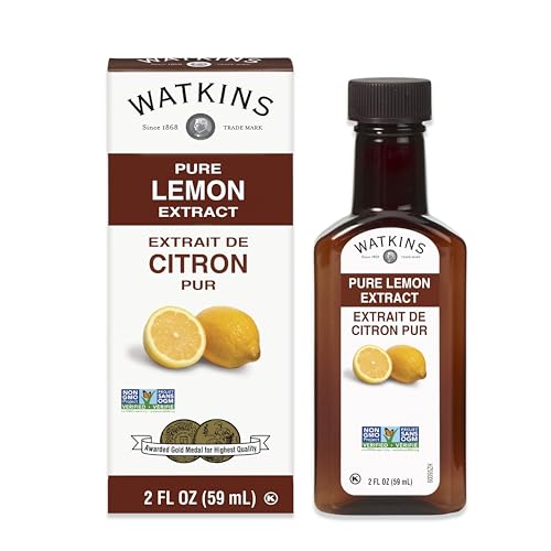 Watkins Pure Lemon Extract, 2 Fl Oz (Pack of 12) (Packaging may vary)