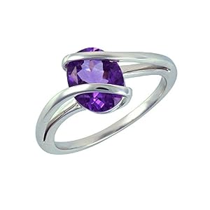 Ivy Gems Ivy Gems Ring 9 Karat (375) Weißgold Amethyst oval Ivy Gems Ivy Gems Ring 9 Karat (375) Weißgold Amethyst oval