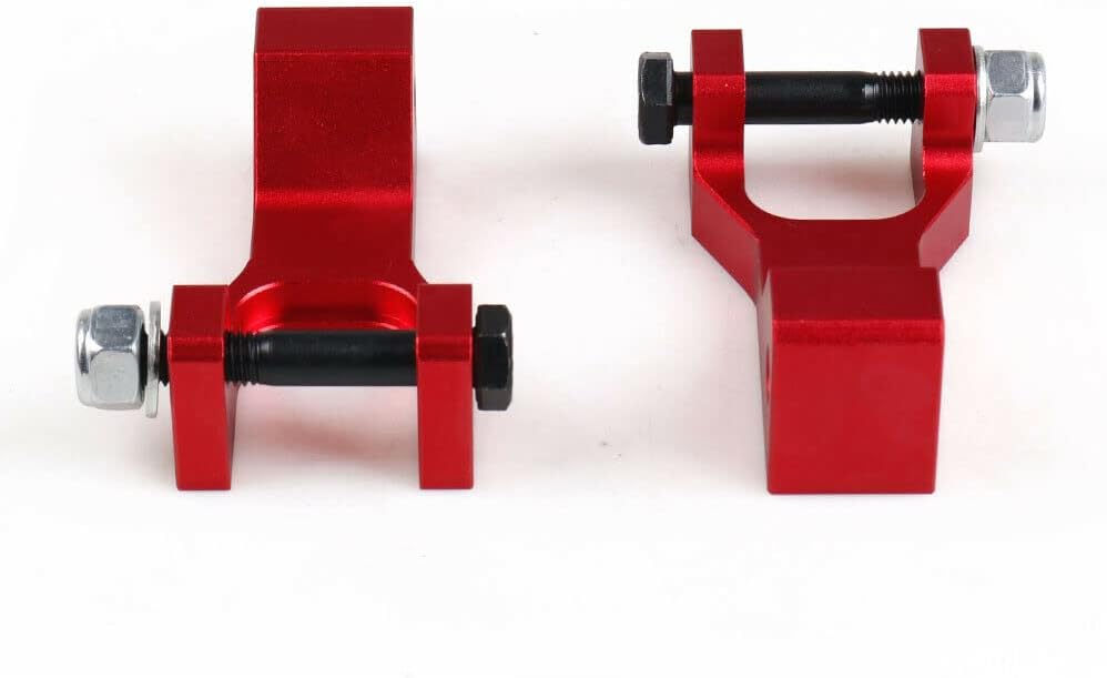 SixBuys Red Racing ATV Front Rear Lowering Kit Compatible with Yamaha Raptor 660 660R YFM660R Raptor 700 700R YFM700 Raptor350
