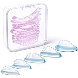 20 Stück Selbstklebendes Wimpernlifting Pads Set, 5 Größen Silikon Lash Lifting Pads Wiederverwendbar, Augenmanufaktur Wimpernlifting für Alle Augenformen(Rosa+Blau)