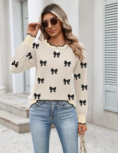 Zeagoo Fall Clothes 2026 Fall Casual Loose Fit Pullover Sweaters for Women - image 4