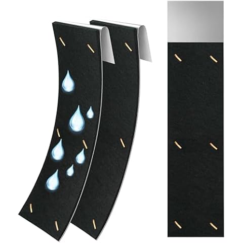 Joewuzun Gutter Noise Dampener- 2 Pack Rain Gutter Downspout Silencer Portable Silencer Insert Adjustable Drip Silencer- 3in Cover