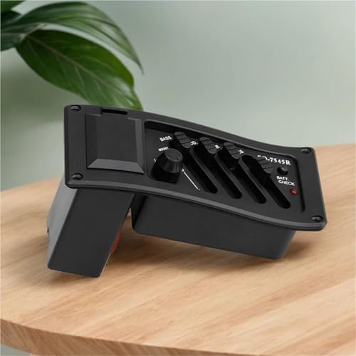 Ecualizador de 4 bandas para guitarras acústicas y de caja, con instalación preconectada y accesorios incluidos miniatura 6