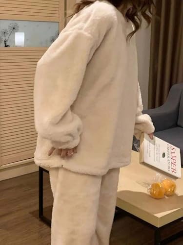 Image of KOTTY Women's Winter Lounge Set | Ultra-Soft Cozy Two-Piece Fleece Outfit for Stylish Warmth