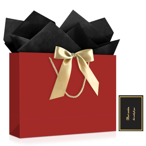 Image of JMANNI Gift Bags with Handles, 14.6 inch Large Gift Bags with Tissue Paper