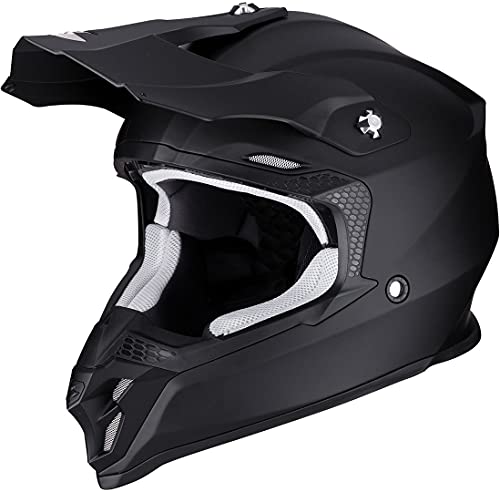 Casque Scorpion VX 16 Air cross avec système de gonflage des joues M