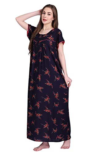 Image of Women's Alpine Mix Print Maxi Nightgown