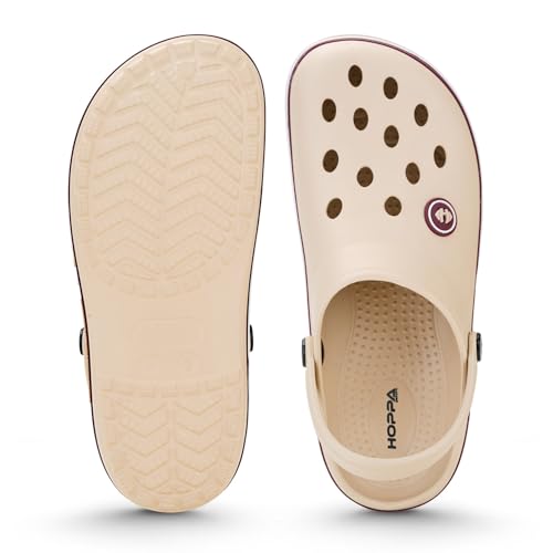 Image of Hoppa Trio Clogs for Men, Extra Soft EVA Moulded Slip-On Clogs | Lightweight, Cushioned, Water-Resistant & Non-Slip | Everyday Casual Footwear