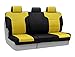Coverking Custom Fit Rear 60/40 Bench Seat Cover for Select Mazda Tribute Models - Neoprene (Yellow with Black Sides)
