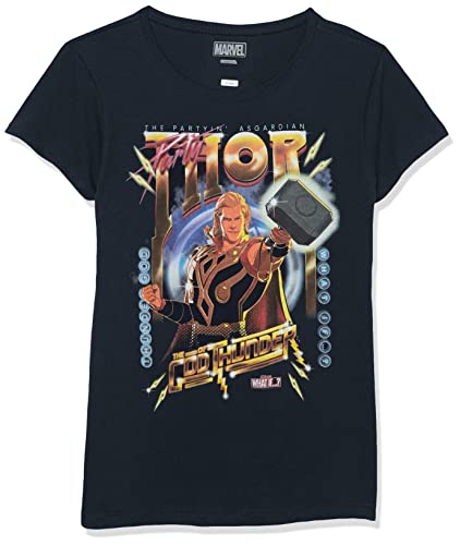 T-Shirt Marvel Fille Partyin Asgardian cadeau d'anniversaire original sur le thème des héros