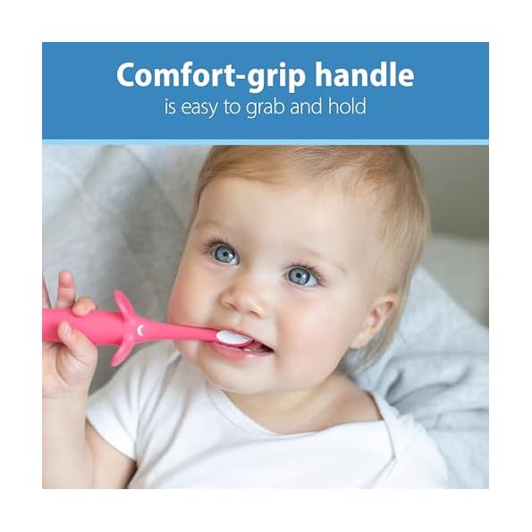 Dr-Browns-Infant-to-Toddler-Toothbrush-Set-14-Ounce-Pink