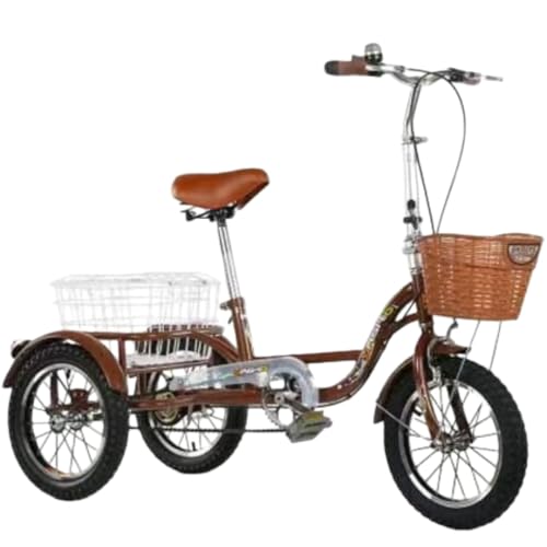 JoyeeLii l O֎ ] AVXg r[`N[U[ N fB[X Y 1 14C` 3 jƏp ̐l͎ԃN[WOO֎ (Color : Brown) (uE)