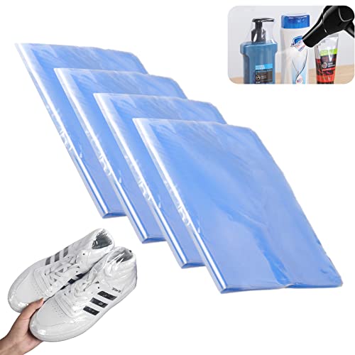 Ksvaye 100pcs Sac Thermorétractable Film Transparent en Rétractable à Chaud Thermorétractable Sacs d'emballage Chaud Film Rétractable en PVC Transparent...