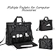 CURMIO Reisetasche für iMac, 27 Zoll Display-Computer Tragetasche, Aufbewahrungstasche für PC, Monitor, Tastatur, Kabel und Maus, Kopfhörer. (Leere Tasche), Schwarz