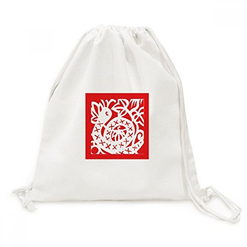 Sac cordon en toile zodiaque serpent fini les sacs à dos lourds