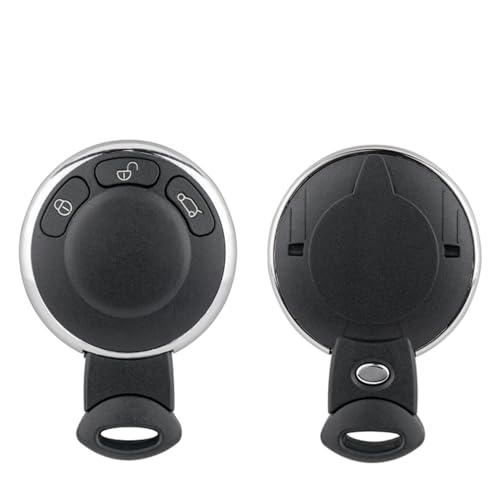 HooRLZ Coque Clé B-MW, pour B-MW Mini Cooper R56, Boitier Clé Mini, Clef B-MW - 3 Boutons