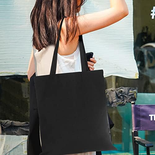 starfa lab Cotton Canvas Tote 40 x 35cm Canvas Tote Bags Reusable Canvas Bag Suitable for School Travel Groceries Books Shopping Tote Bags Aesthetic