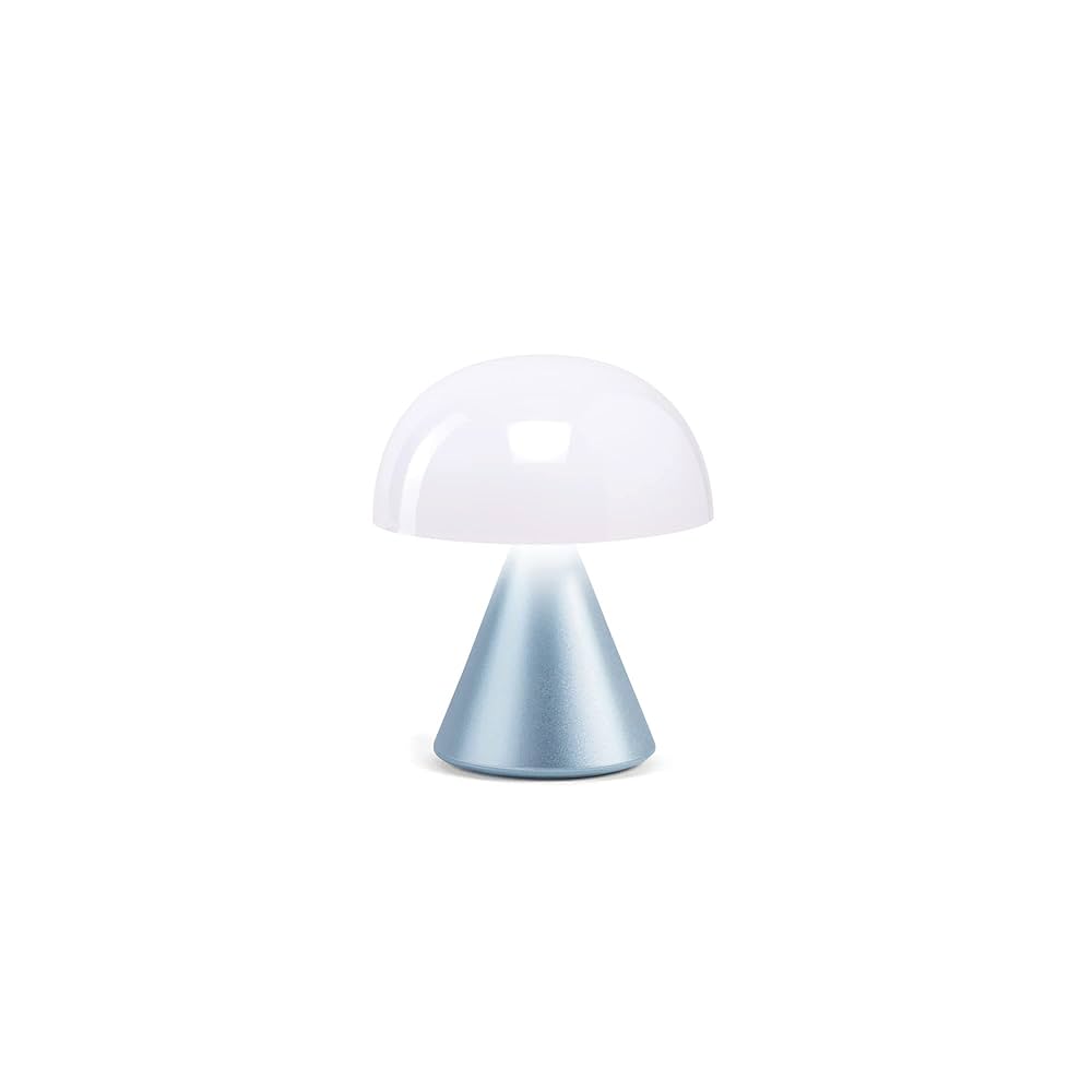 Lexon Mina Small Mushroom Lamp - LED Portable Bedside Light